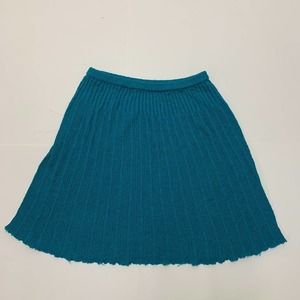 Campus Casuals Teal Vintage Knit Skirt